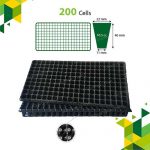 Одноразовый поднос для трансплантации на 200 лунок