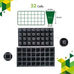 Одноразовый лоток для пересадки на 32 отверстия